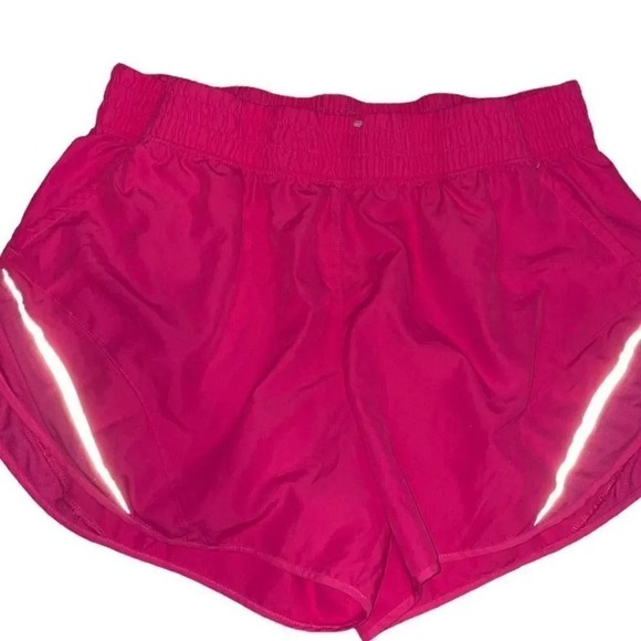 Athletic Works Pants - Hot Pink Running Shorts Athletic Gym Activewear Reflective Stripe